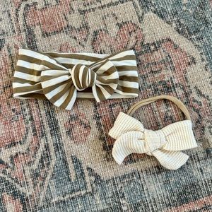 Lou lou head band and waffle knit head band